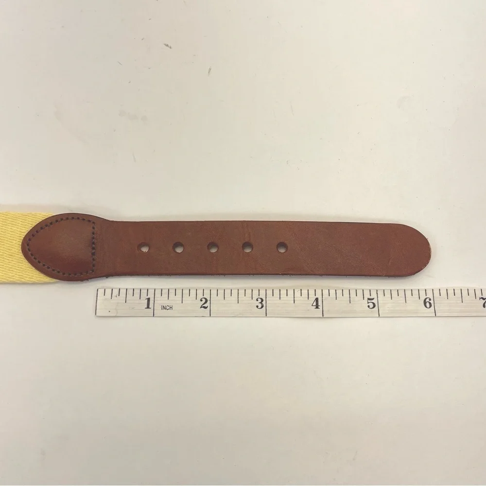 Leather Man Ltd. Belt 42 Yellow
